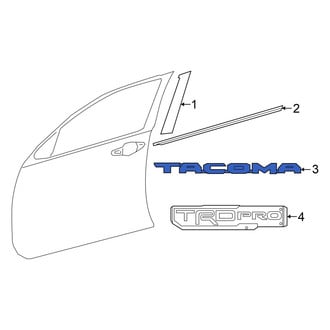 Toyota OE - Front Left Door Emblem