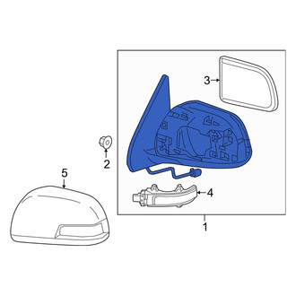Toyota OE - Front Left Door Mirror