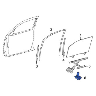 Toyota OE - Front Left Window Motor