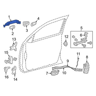 Toyota OE - Front Outer Exterior Door Handle