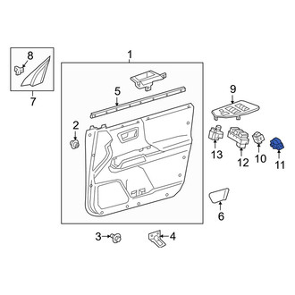 Toyota OE - Rear Door Window Switch