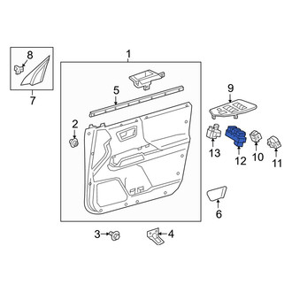 Toyota OE - Rear Door Window Switch