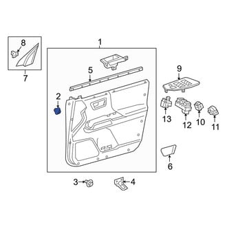 Toyota OE - Door Interior Trim Panel Retainer