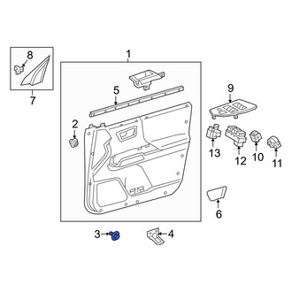 Toyota OE - Cowl Cover Clip