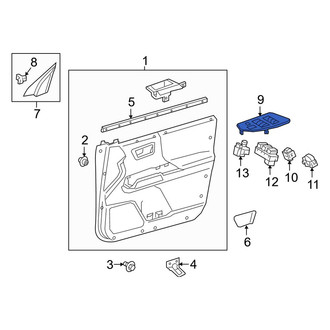 Toyota OE - Front Left Door Switch Trim Panel