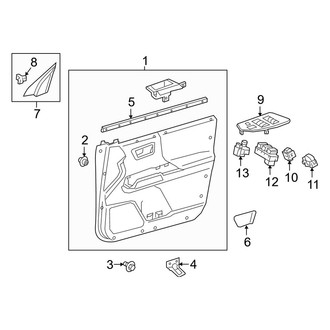 Toyota OE - Front Door - Interior Trim