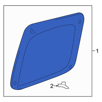 Toyota OE - Front Left Door Glass