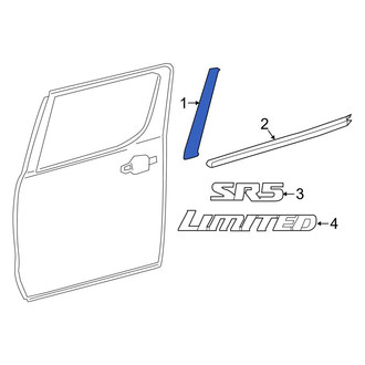 Toyota OE - Rear Left Black Out Tape