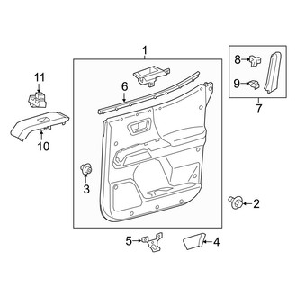 Toyota OE - Rear Door - Interior Trim