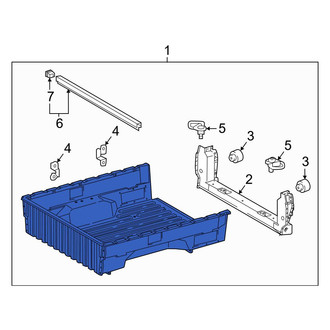 Toyota OE - Rear Inner Truck Bed Floor