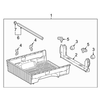 Toyota OE - Pick Up Box - Floor (5' Bed)
