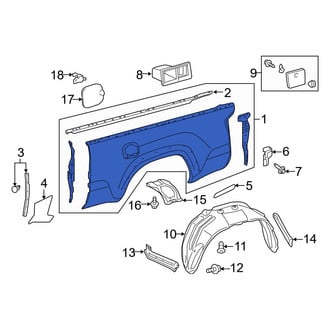 Toyota OE - Rear Right Truck Bed Panel