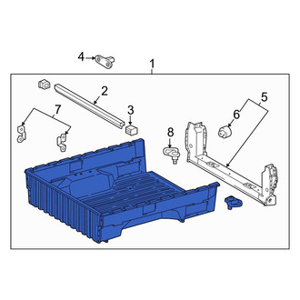 Toyota OE - Rear Inner Truck Bed Floor