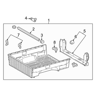 Toyota OE - Pick Up Box - Floor