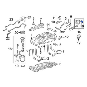 Toyota OE - Fuel Door Bumper