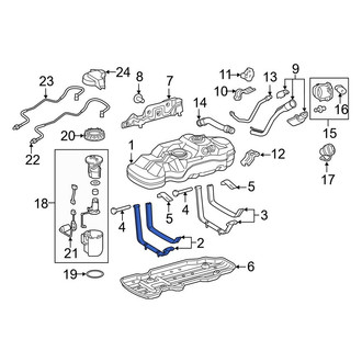 Toyota OE - Front Fuel Tank Strap