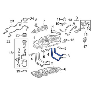 Toyota OE - Front Fuel Tank Strap