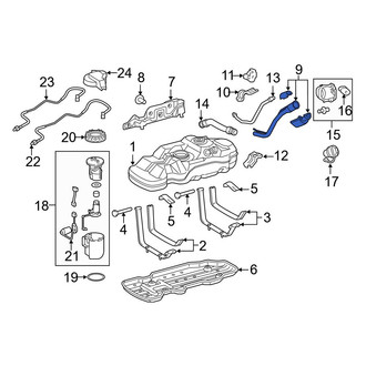 Toyota OE - Fuel Tank Filler Neck