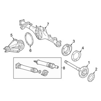 Toyota OE - Rear Suspension - Axle & Differential (RWD)