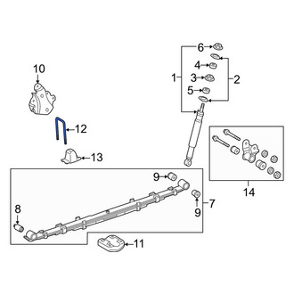 Toyota OE - Leaf Spring Axle U-Bolt