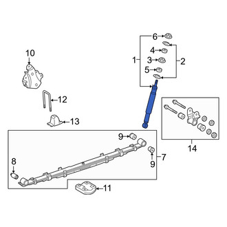 Toyota OE - Rear Suspension Shock Absorber