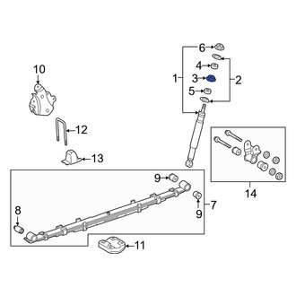 Toyota OE - Upper Suspension Shock Absorber Mount Washer