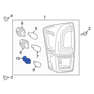 Toyota OE - Rear Back Up Light Socket