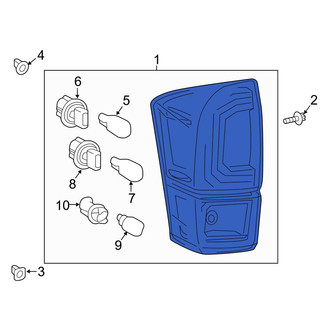 Toyota OE - Rear Right Tail Light Assembly