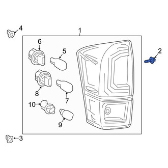 Toyota OE - Tail Light Bolt