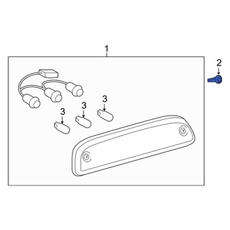 Toyota OE - Center High Mount Stop Light Grommet