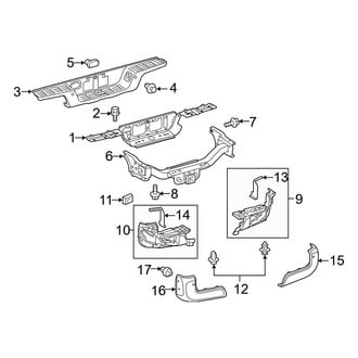 Toyota OE - Rear Bumper - Bumper & Components
