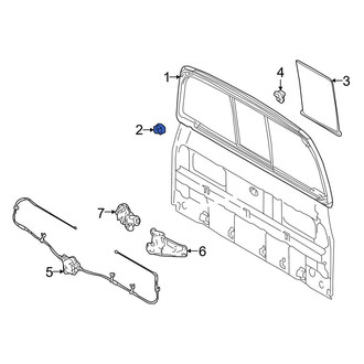 Toyota OE - Back Glass Nut
