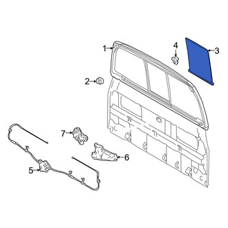 Toyota OE - Rear Cab Sliding Glass