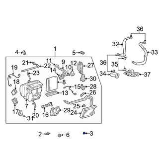 Toyota OE - Front Bumper Face Bar Nut