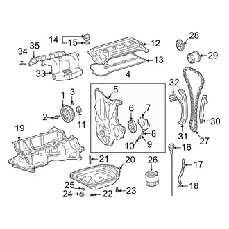Toyota OE - Engine Oil Pan Nut