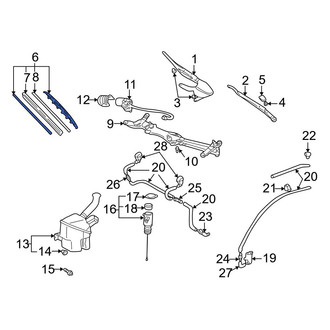 Toyota OE - Rear Wiper Blade