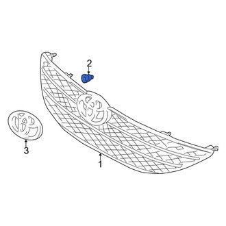 Toyota OE - Hood Molding Nut