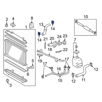 Toyota OE - Lower Radiator Hose Clamp