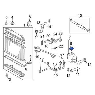Toyota OE - Engine Coolant Reservoir Cap