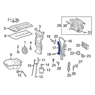 Toyota OE - Engine Timing Chain Guide
