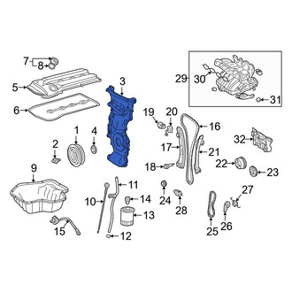 Toyota OE - Engine Timing Cover