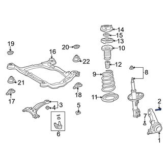 Toyota OE - Suspension Strut Bolt