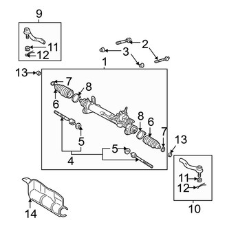 Toyota OE - Outer Steering Tie Rod End Cotter Pin