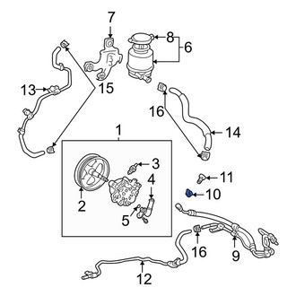 Toyota OE - Power Steering Pressure Hose Gasket
