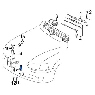 Toyota OE - Windshield Washer Pump
