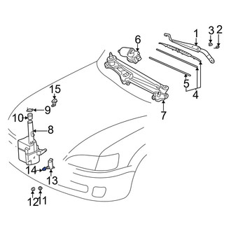 Toyota OE - Windshield Washer Pump Grommet