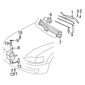 Toyota OE - Front Washer Fluid Reservoir Cap