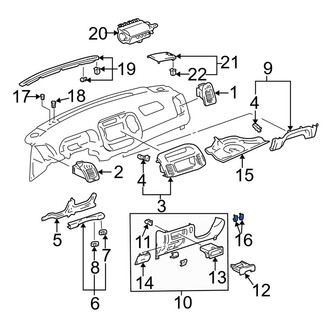 Toyota OE - Instrument Panel Cover
