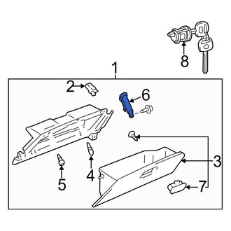 Toyota OE - Glove Box Support