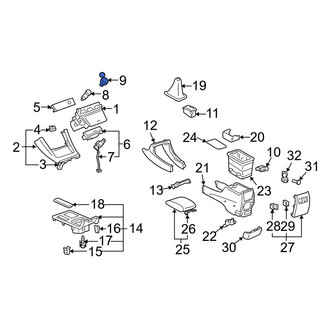 Toyota OE - 12 Volt Accessory Power Outlet Cover